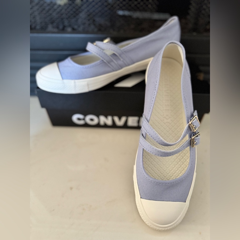 Converse Chuck Taylor All Star Dainty Mary Jane Sneaker - Lilac Pewter / Egret